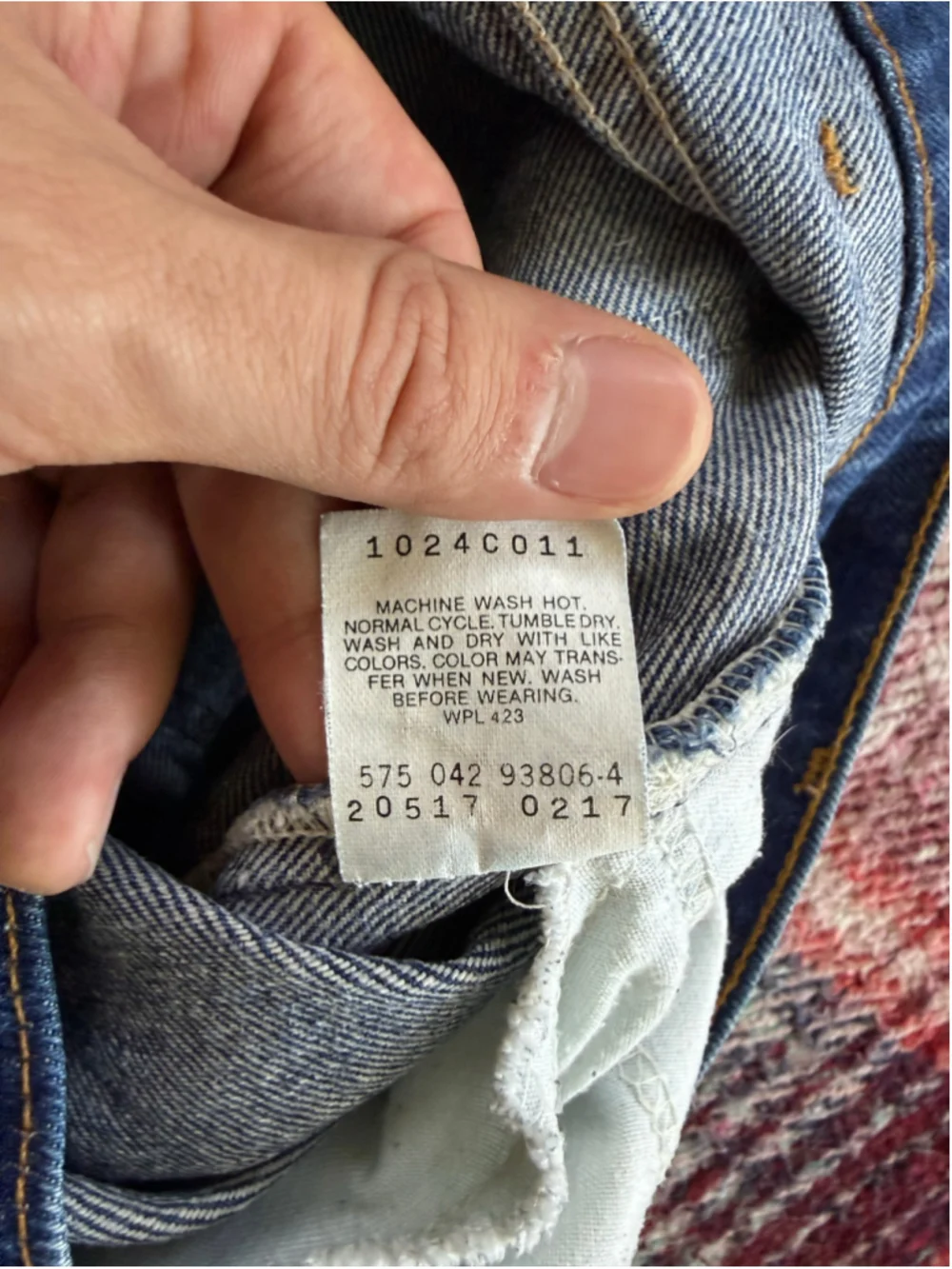 Levis vintage orange